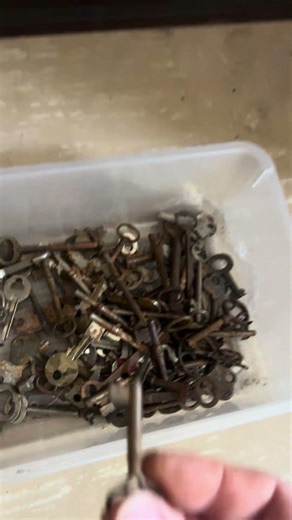 Unlocking a locked antique cabinet that probably has not been unlocked in decades! Treasure?