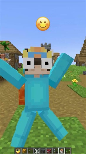 Minecraft But I Freeze Time #shorts