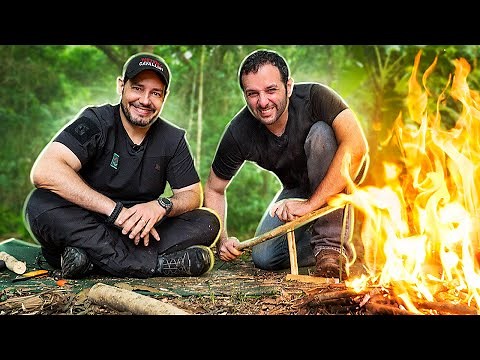 Conseguimos fazer fogo com pauzinhos! ft. Celso Cavallini