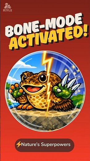 Nature’s Wolverine – The Frog That Breaks Its Own Bones