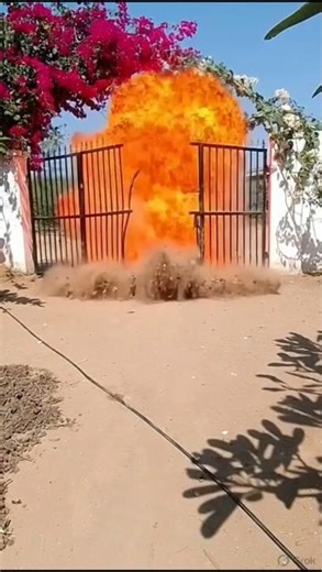 Massive Explosion at the Gate – Watch the Impact!