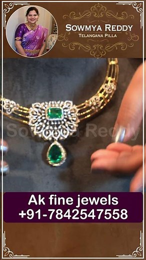 Diamond kanti with pendent at 5.5L