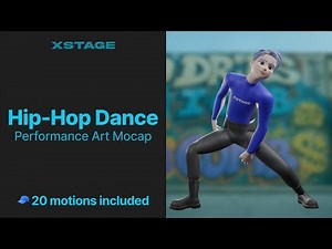 Hip-Hop Dance | Performance Art Mocap Pack | Unreal Engine5, Unity