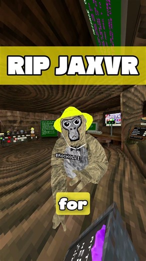 RIP JaxVR ☹️ | #gorillatag #gtag #oculus #vr #shorts