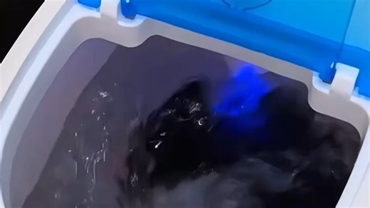 VCJ迷你洗衣机半全自动洗衣机小型洗脱一体小型家用母婴内衣裤洗袜子机神器儿童单身人宿舍出租房必备_4.5KG【普通款】单旋钮