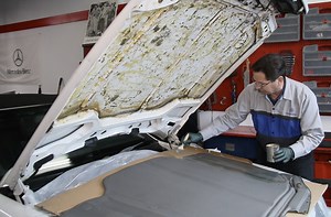 How to Properly Install a Foam Hood Pad - On Demand Video | Product | MercedesSource.com