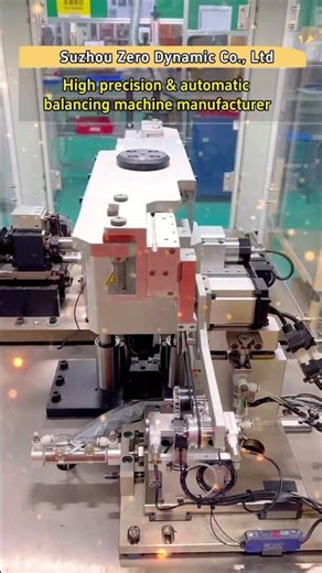 Working video of two-station horizontal outer rotor automatic balancing machine - Zero Dynamic.