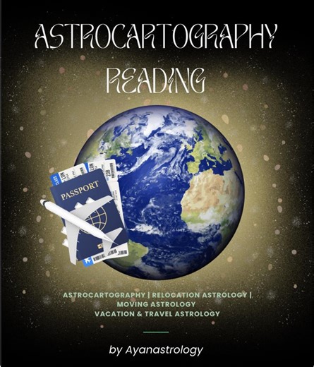 Astrocartography + Transits Astrology Reading | Relocation, Moving, Travel, & Vacation Personalized PDF + Video - Etsy