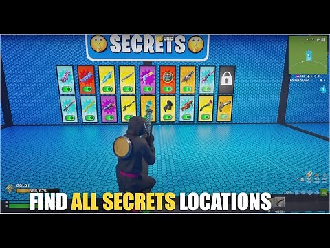 LAMA WARS ZONE WARS UNC MAP FORTNITE CREATIVE - ALL SECRETS LOCATIONS (SECRETS CODE)