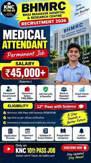 MP parmanent hospital attendant job #hospital.attendamt job #aiims #aiimscre6
