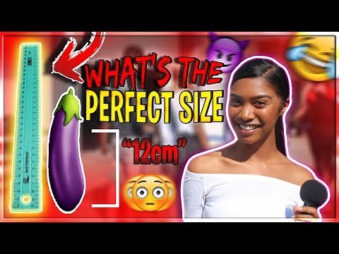 WHAT'S THE PERFECT SIZE FOR GIRLS? 🍆 (with ruler) | WHAT'S THE AVERAGE SIZE? 👀