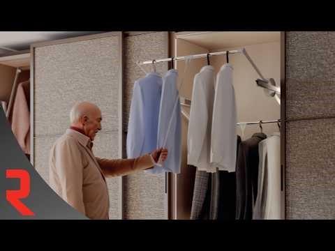 Double Pull Down Rod with 360° Rotation