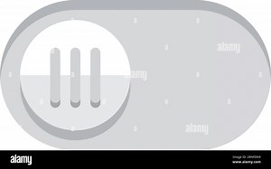 Slider button. User interface control toggle element Stock Vector Image & Art - Alamy