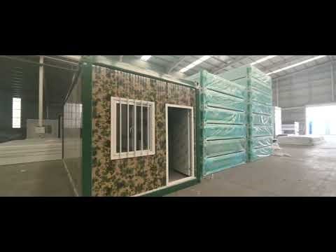 First-person perspective of factory loading, unloading and transportation