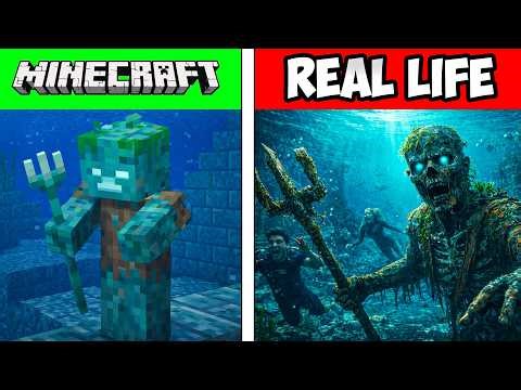 Minecraft vs Real Life… But It’s TERRIFYING