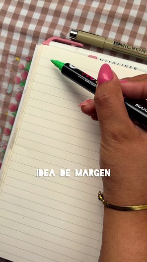 Idea de margen muy boni ❤️✨ #apuntesbonitos #aesthetic #study #ideascreativas #parati