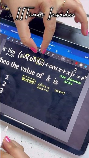 India’s Simplest Solution of JEE Advanced 2024 Mathematics Limits Question #jee1