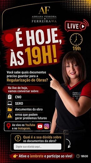 Você sabe quais documentos precisa guardar para a Regularização de Obras? ‪@Ferreirawa‬