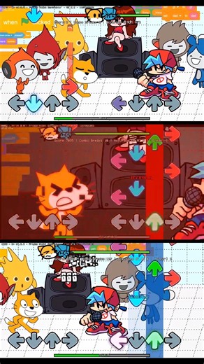 FNF Vs Scratch Cat Mod - Friday Night Funkin' Game #fnf #scratch #shorts