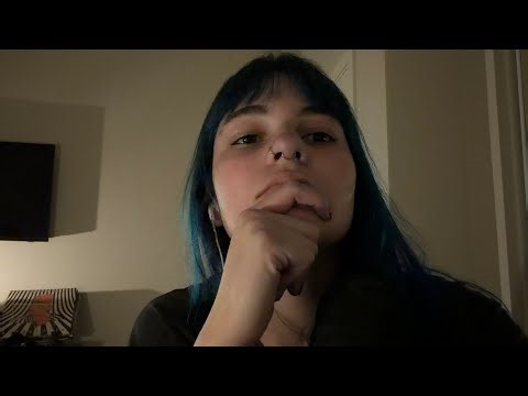 Asmr college ramble and hand sounds
