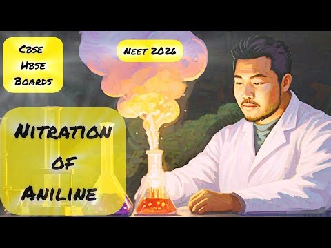 NITRATION OF ANILINE // Most Important Concept in Chemistry #chemistryneetexam 