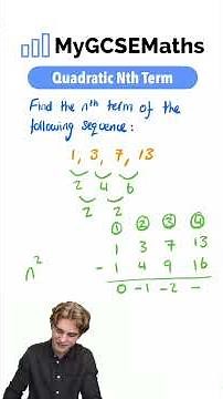 Quadratic Nth Term | GCSE Maths