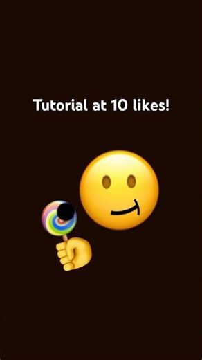 Lollipop emoji. Tutorial at 10 likes!