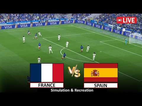 🔴Live : France vs Spain I Video Game Simulation I PES 2021 Full Match Live Stream I 15 July, 2026