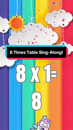 Clap, stomp, and count by 8s with us! This upbeat multiplication song helps kids memorize their 8 times table in a fun and active way. Perfect for elementary learners who love music, movement, and mastering math with confidence. Let’s power up those brains and make multiplication stick! #Multiplication #ElementaryMath #LearnOnTikTok #HomeschoolMom #kidsbelike