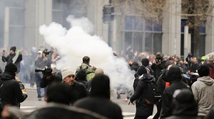 One group charged in Inauguration Day riots face judge