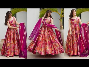 🔥20 panel anarkali kurti cutting/kaliyon wali anarkali/anarkali dress cutting/long anarkali frock