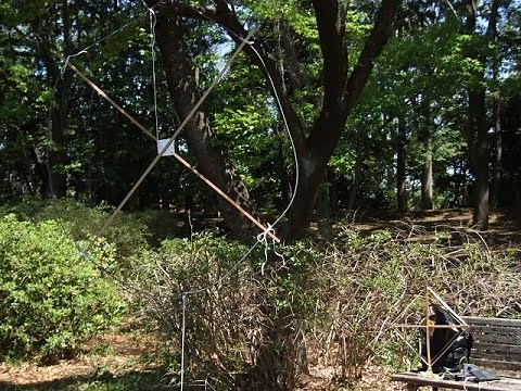 AMラジオ超高感度外部アンテナ野外実験 Field test of the super high sensitivity antenna for AM radios