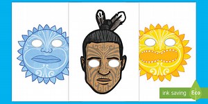 Māui and the Sun Role Play Masks