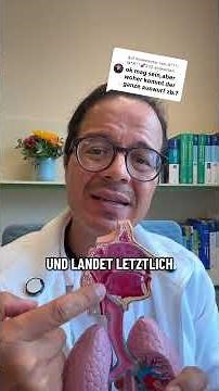 Antwort auf Du hustest ständig Schleim ab – aber aus der Lunge kommt nix? 👀 Oft läuft er einfach
