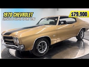 1970 Chevrolet Chevelle Super Sport 396 | Classic Muscle Car for Sale $79,900 | Build Sheet Included