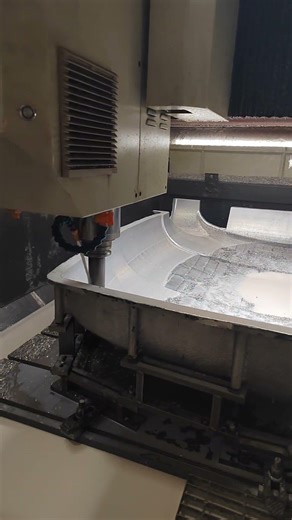 Two meter large rotational molding mold processing #rotmoulding #rotomold #machine