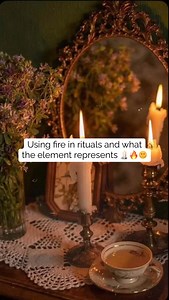 Fire Magick: Burn, Transform, Ignite 🔥🕯️ Fire is the element of passion, transformation, courage, and creation. It’s the spark of life and the energy behind bold action, inner strength, and spiritual awakening. When you work with fire in ritual, you’re calling in the power to burn away what’s no longer serving you and ignite what’s ready to rise. Here’s how to work with it: • Emotionally: Write down what you want to release and safely burn it in a cauldron or fire-safe dish. Watch the flames t