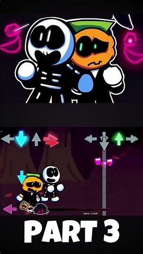 FNF - Corruption: PROJECT RETELLING 2025 [PART 3|Trick or Treat] (FNF MOD) #shorts