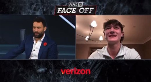 After Matthew Schaefer grabbed a player and didn’t throw any punches at the end of a win over the Red Wings, Matt Martin told him “if you ever do that again, you’re not staying at my house.” The next game after another scrum, Schaefer went up to Martin and said, “‘You like that one big boy?” What a story! Schaefer’s interviews truly are must-watch. He might have the most personality in the NHL! #Isles #Islanders #MatthewSchaefer #MattMartin #RedWings #Flyers #NHL | Drive4Five