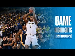La Salle at Michigan | HIGHLIGHTS | Big Ten Basketball | 12/21/2025