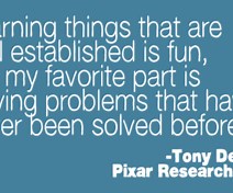 Math behind the movies: An interview with Tony DeRose from Pixar