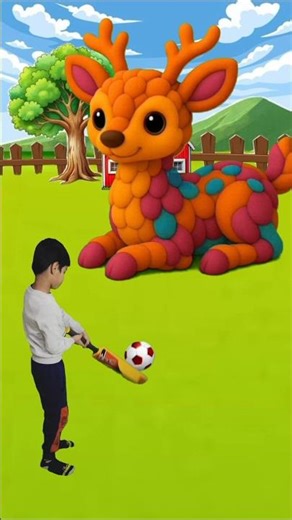 The Creative Deer Mascot Takes Over the Football Field