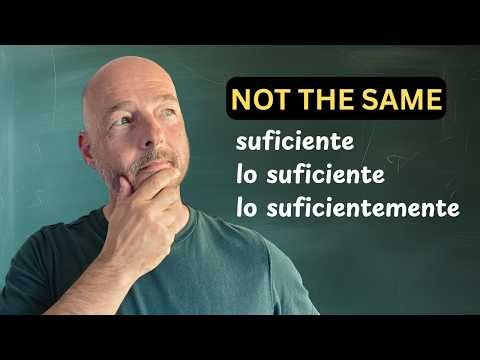 3 Ways to Say “Enough” in Spanish (Most Learners Mix These Up)