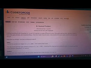 B. Normal Problem solution code || Codeforces Round 993(Div.4) #codeforces
