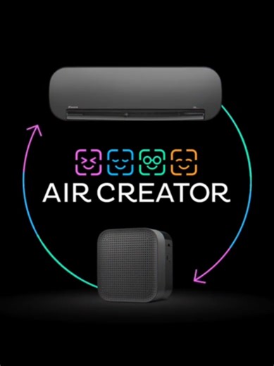 Meet the New AIR CREATOR. More than an air conditioner, more than an air purifier. It's the air that shapes every moment. This is your all-in-one air experience. With AIR CREATOR: ❄️ AC — cool comfort, your way 🌿 AD — aroma diffusing air purifier for the perfect vibe 💳 AIR CARD — switch modes based on your mood 📱 AIR SELECT App— full control, all in one place From chill mode to focus mode, create the air that matches your lifestyle. Change your air. Elevate your day. ✨ Now available nation wi