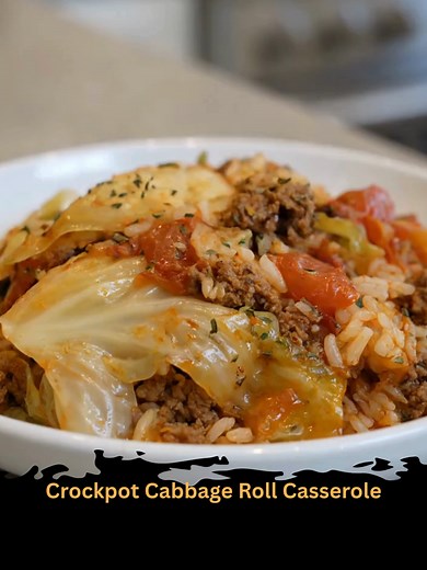 Delicious Crockpot Cabbage Roll Casserole Recipe