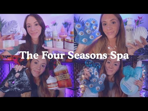 4 Hour ASMR Seasonal Spa & Salon 🫧 (layered sounds, skincare, haircare, personal attention)