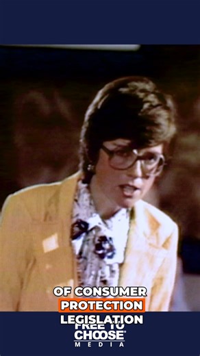 Are consumer protection laws really protecting you? Milton Friedman argues most of these regulations simply enact the prejudices of organized lobbying groups. When the government decides you can't use saccharin, are you being protected or restricted? Friedman makes the case that competition and free trade—not government mandates—provides the most effective consumer protection.