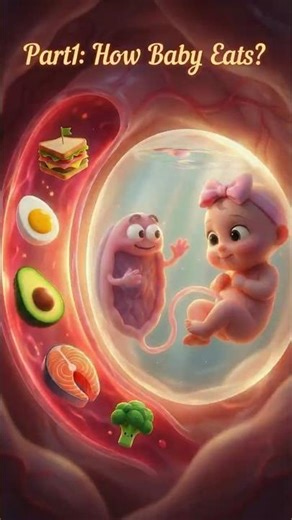 How Baby Eats Inside the Womb? | Placenta & Baby - Part 1