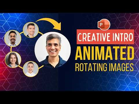 Creative PowerPoint Morph Effect | Rotating Team Introduction Slide Design
